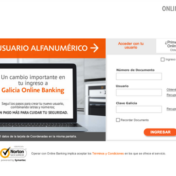 Galicia Home Banking – Consultar Saldo