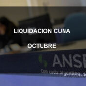 Liquidacion CUNA ANSES Octubre 2020