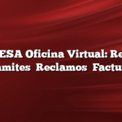 Mi EDESA Oficina Virtual: Registro    Tramites    Reclamos    Facturas